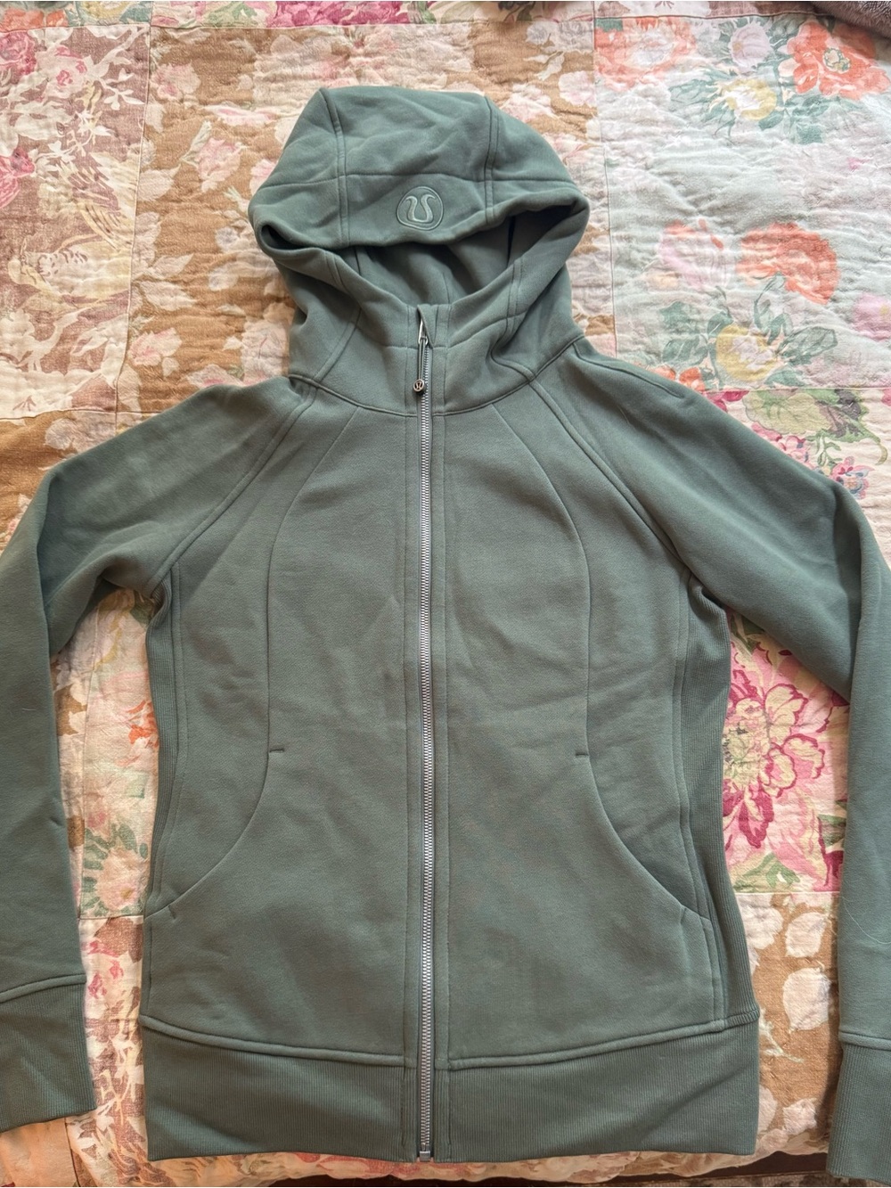lululemon athletica Sage Green Full-Zip Hooded Jacket